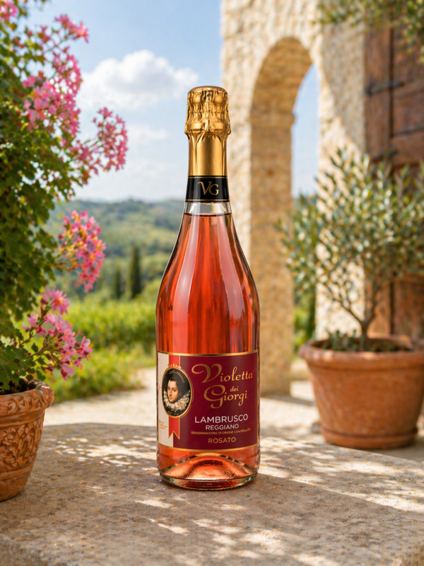 Violetta dei Giorgi Lambrusco Rosado DOC Reggiano - Caja de 6 botellas