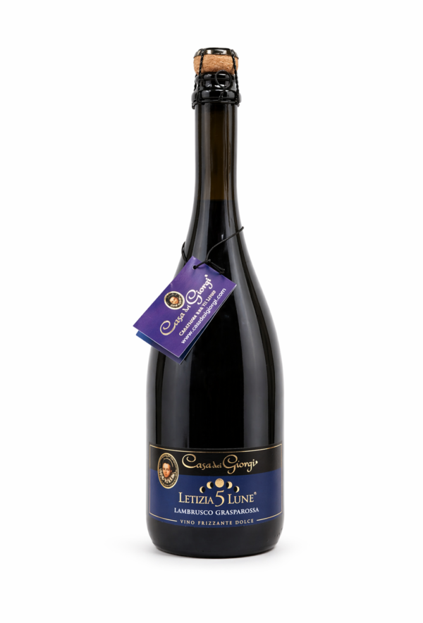 Letizia 5 Lune Lambrusco Grasparossa Dolce – Сaja de 6 botellas