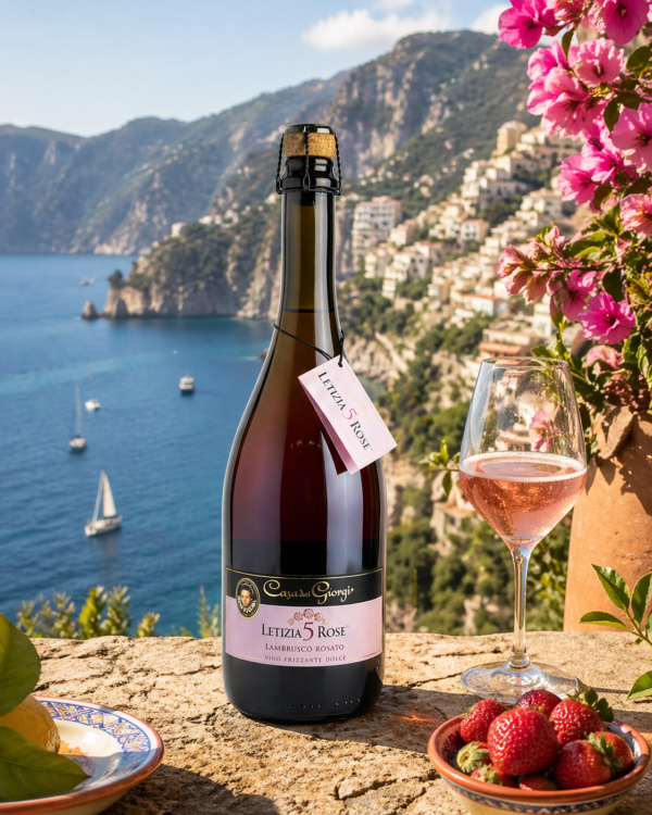 Letizia 5 Rosé Lambrusco DOC Reggiano – Сaja de 6 botellas