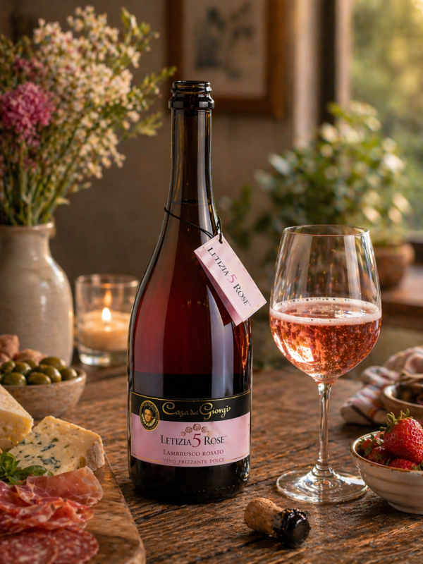 Letizia 5 Rosé Lambrusco DOC Reggiano – Сaja de 6 botellas