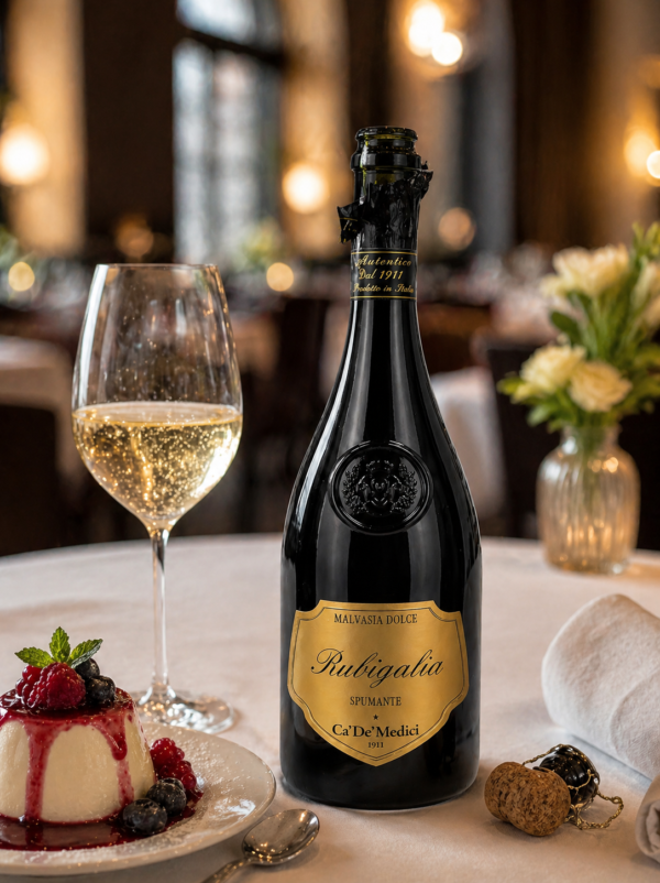Rubigalia Malvasia Dolce Spumante Ca’ De’ Medici – Caja de 6 botellas