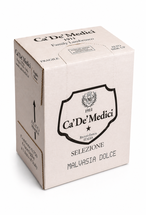 Rubigalia Malvasia Dolce Spumante Ca’ De’ Medici – Caja de 6 botellas