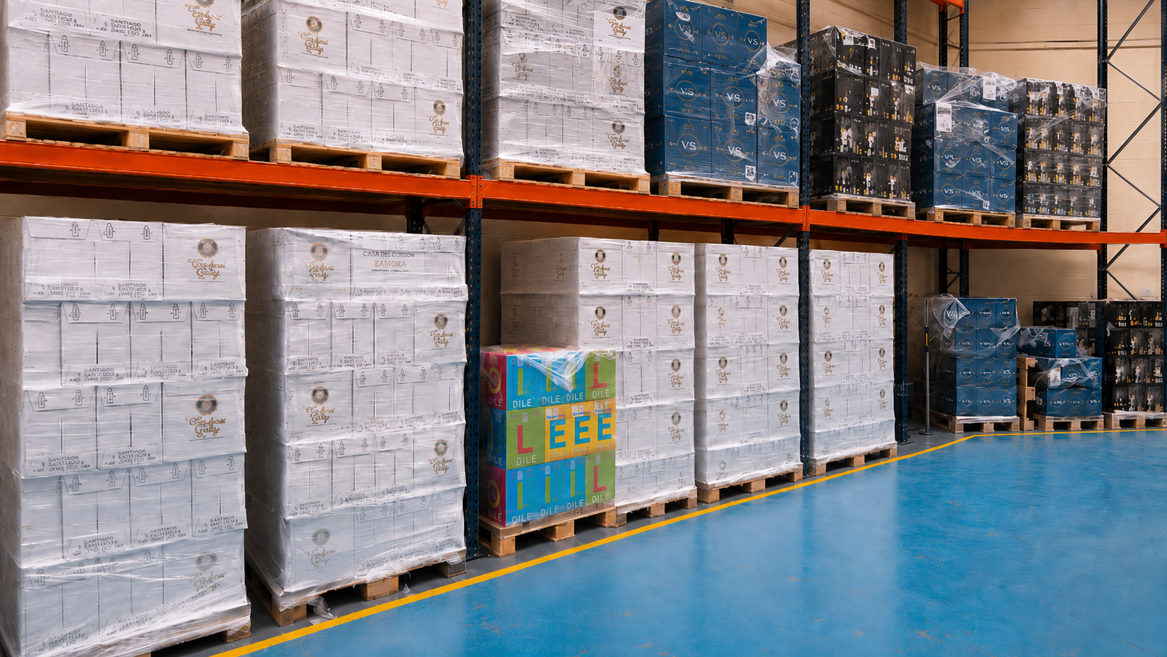 Venta al por mayor de vinos italianos almacen