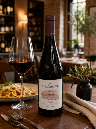 Merlot Friuli DOC Villa Chiopris - Caja de 6 botellas