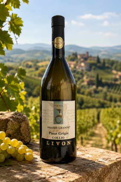 ChatGPT Image 25 мая 2026 г., 11_48_09 Braide Grande Pinot Grigio Collio DOC Livon - Caja de 6 botellas