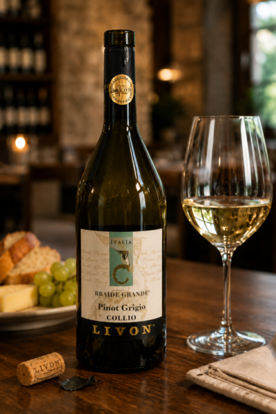 ChatGPT Image 25 мая 2026 г., 11_49_11 Braide Grande Pinot Grigio Collio DOC Livon - Caja de 6 botellas