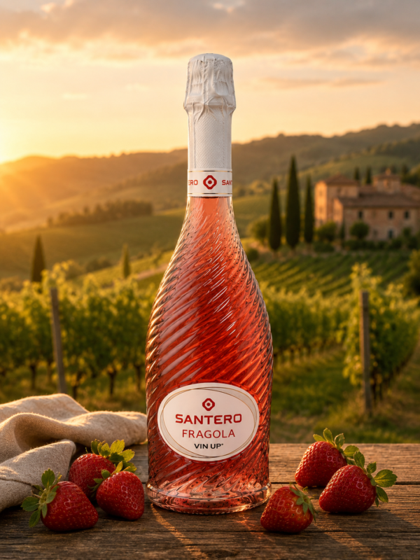 SANTERO Fragola Vin Up – Caja de 6 botellas